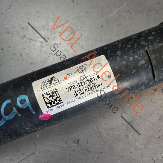 7P0521101K VW Touareg 7P Front Propeller Drive Shaft 7P0521101K