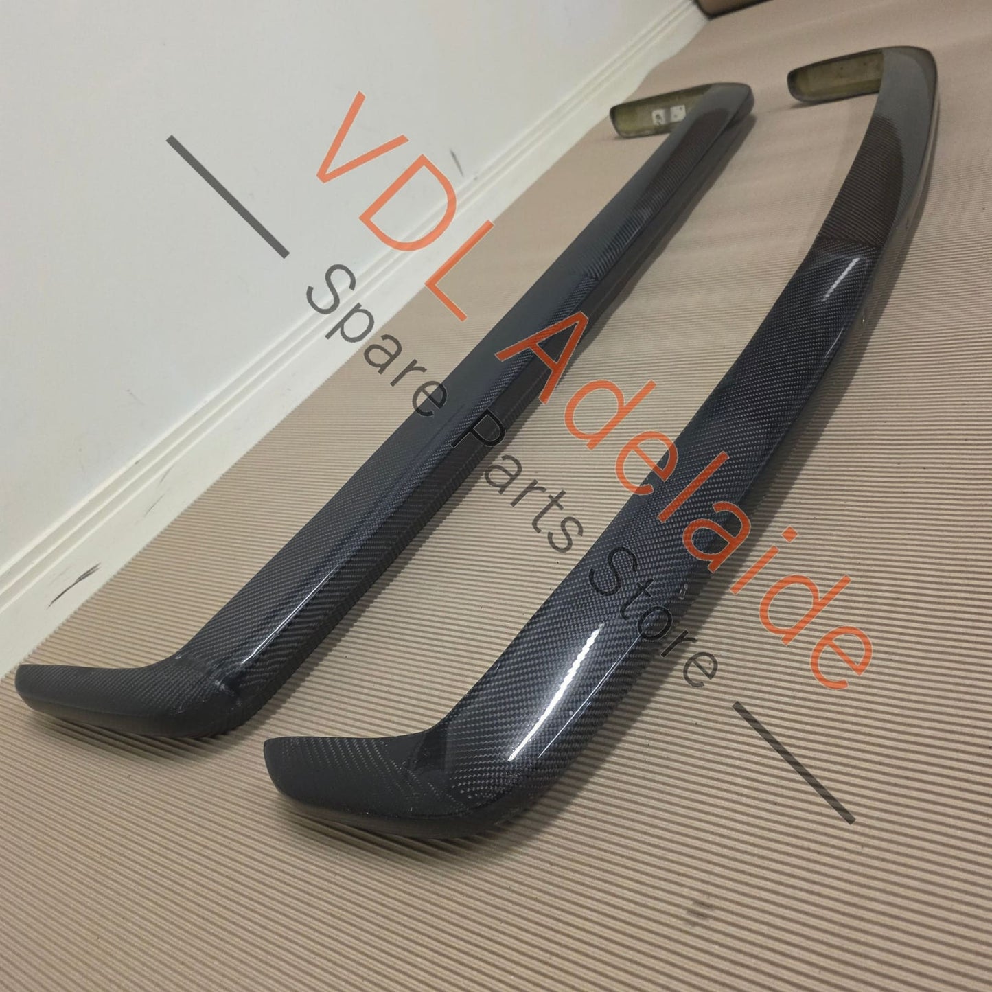 Datsun 510 1600 Bluebird Lightweight Exposed Carbon Fibre Bumper Bar Set Front & Back 2.5kg pair! Aftermarket