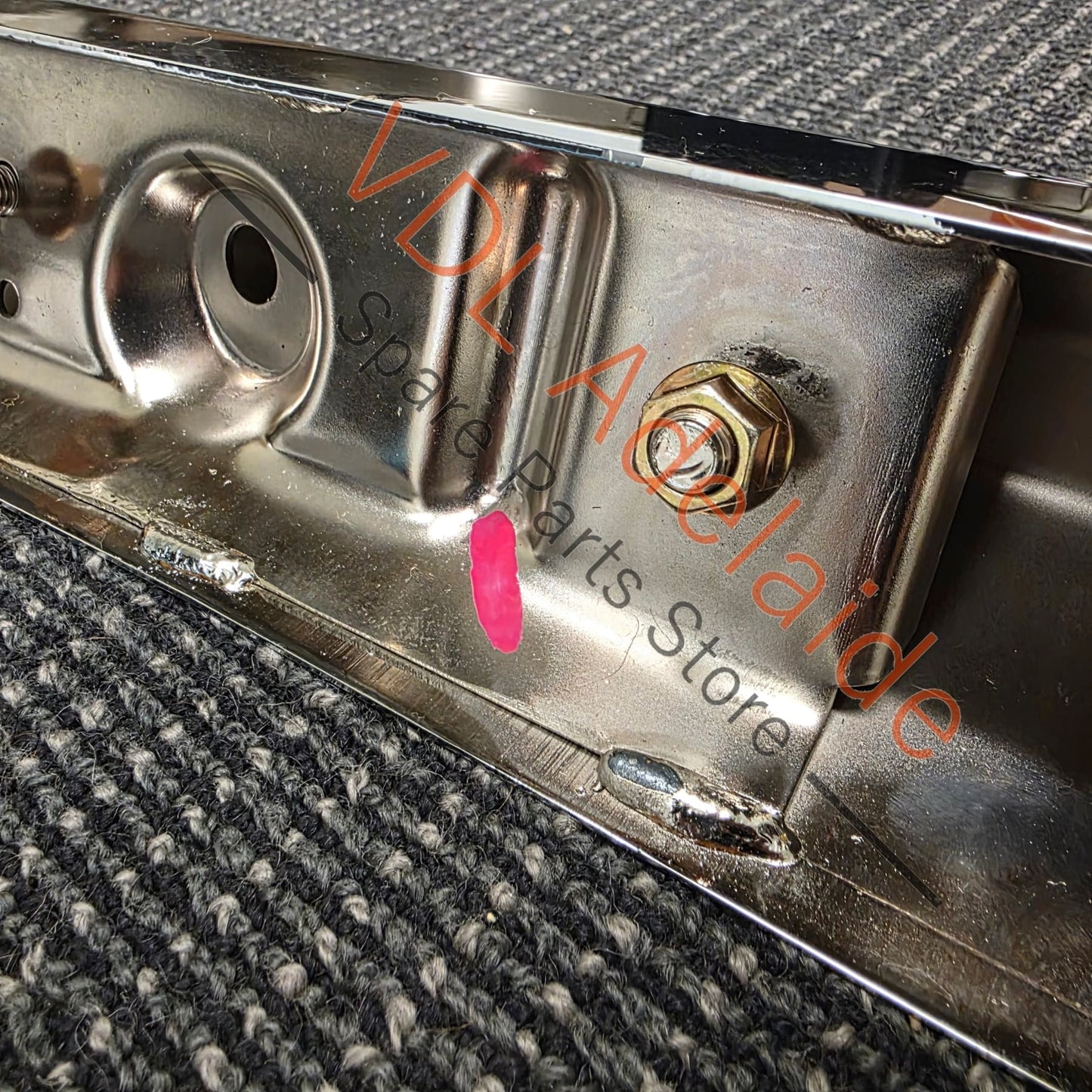 Datsun 510 1600 Bluebird Chrome Plated Stainless Steel Bumper Bar Set Aftermarket