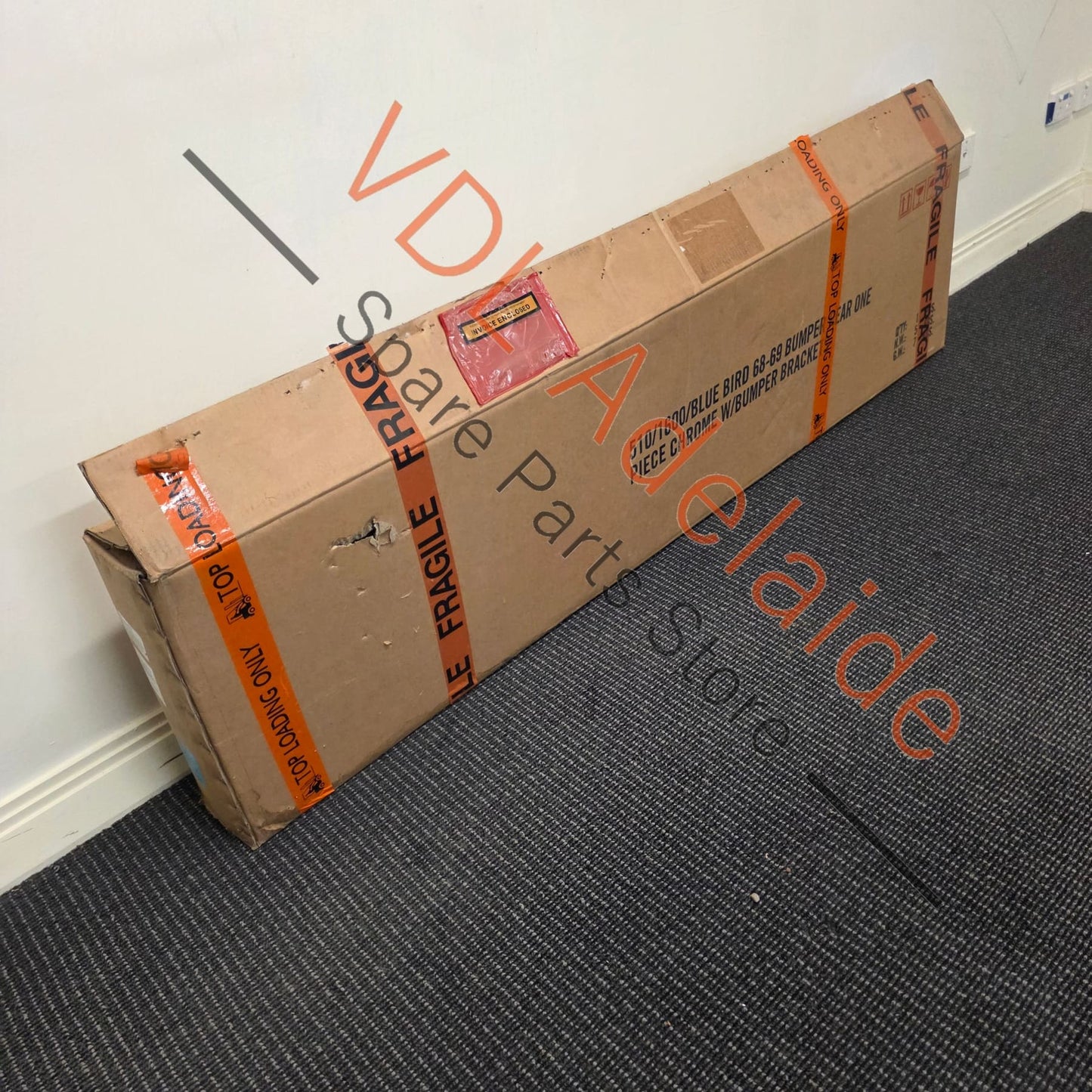 Datsun 510 1600 Bluebird Chrome Plated Stainless Steel Bumper Bar Set Aftermarket