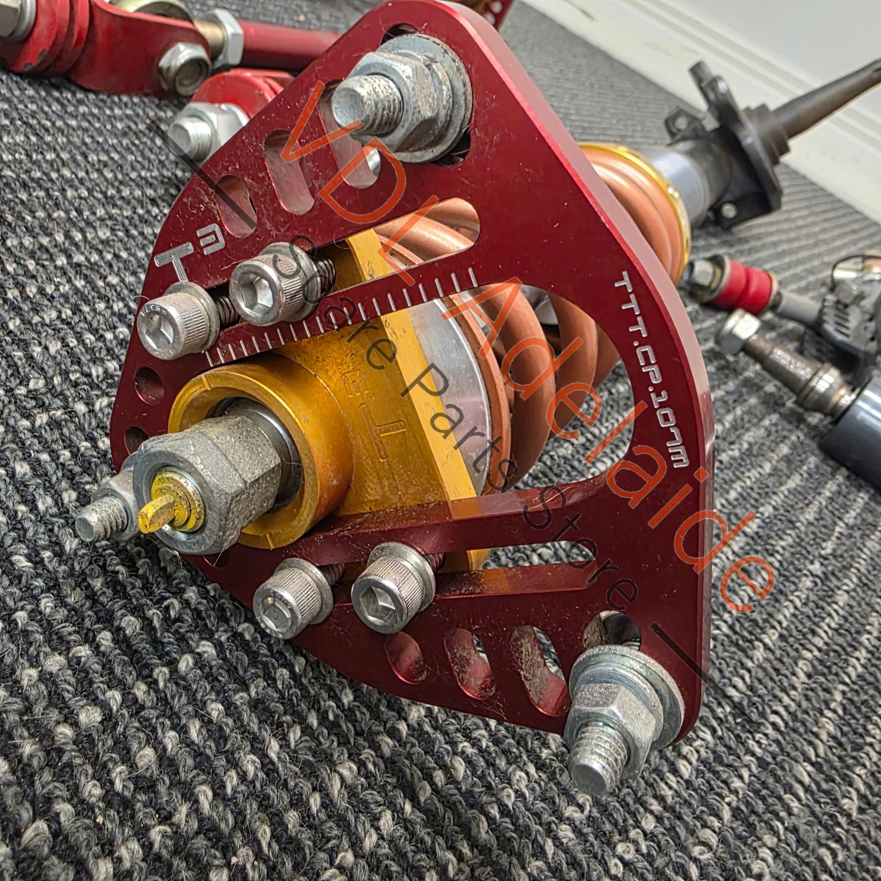 Datsun 510 1600 T3 Techno Toy Tuning Front Adjustable Suspension and Wilwood Brake Assembly Aftermarket