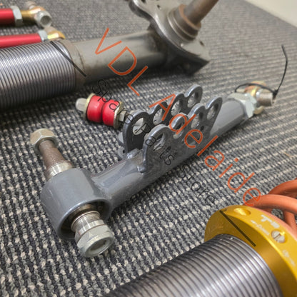 Datsun 510 1600 T3 Techno Toy Tuning Front Adjustable Suspension and Wilwood Brake Assembly Aftermarket