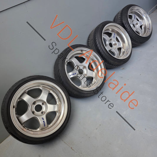 Work Meister S1 17x9 (-10 offset) & 17x10 (0 offset) 4x114.3 Early Silvia 180SX Corolla Datsun