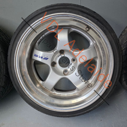 Work Meister S1 17x9 (-10 offset) & 17x10 (0 offset) 4x114.3 Early Silvia 180SX Corolla Datsun