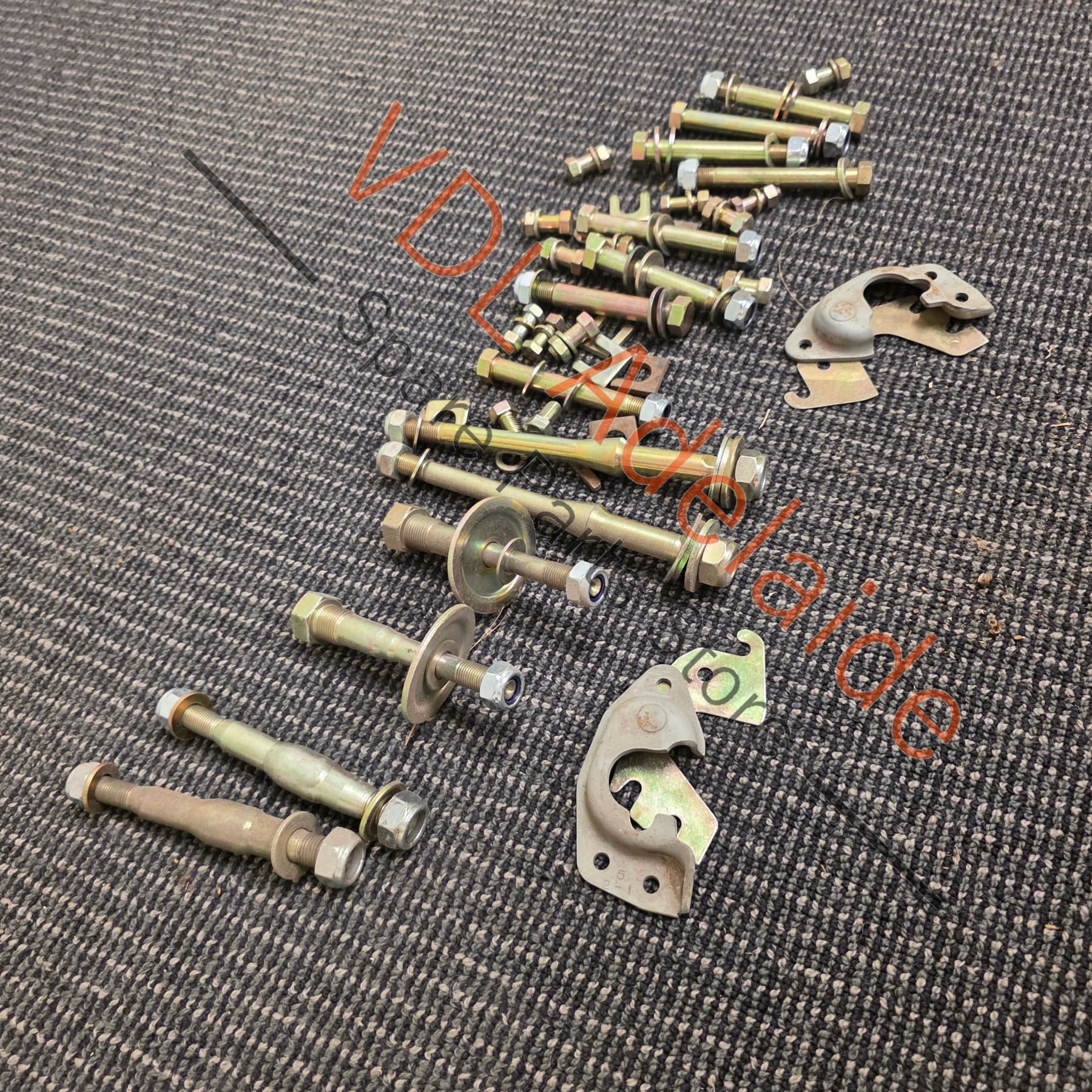 Datsun 1600 510 Set of Suspension Hardware Bolts Nickle Plated