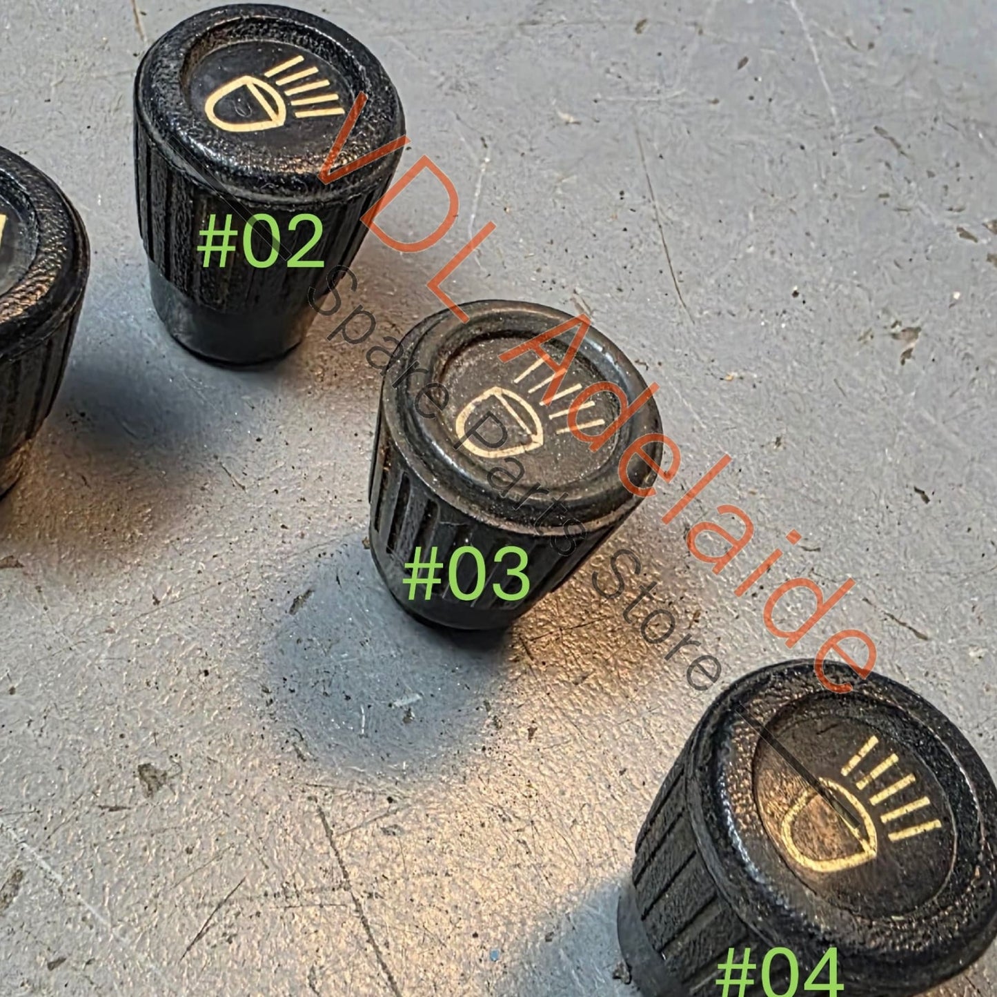 Datsun 1600 510 Headlight Light Switch Trim Cover Button #03