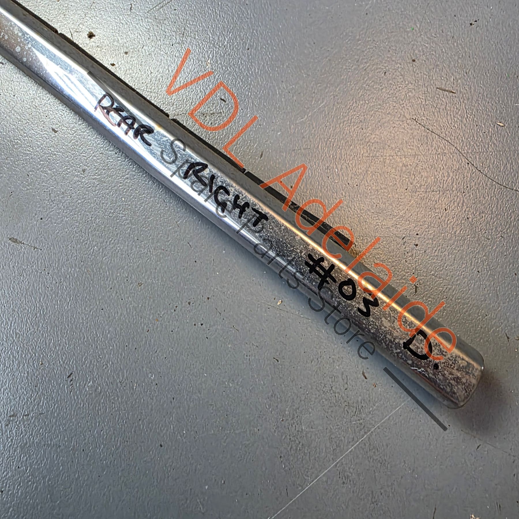 Datsun 1600 510 Rear Right Door Chrome Aperture Trim Stainless 82820-N1600 #03 Dented