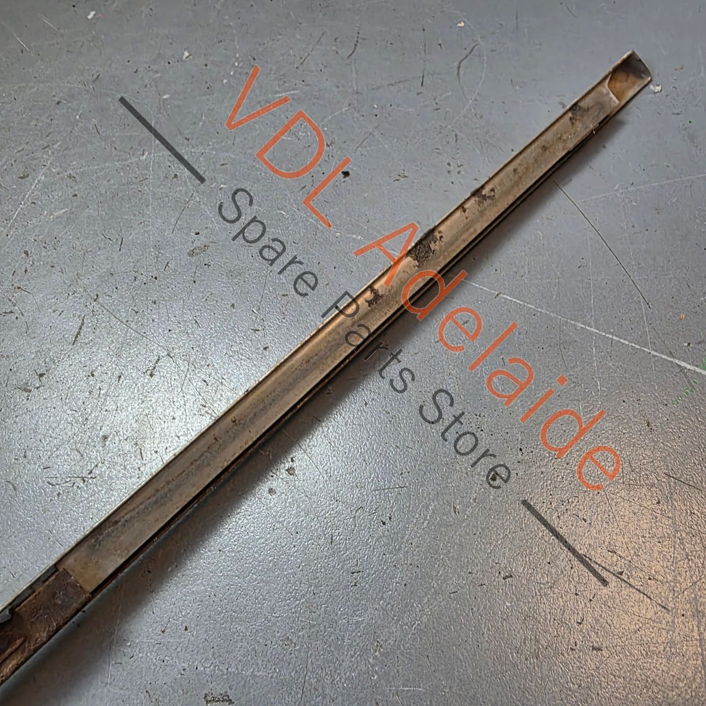 Datsun 1600 510 Rear Right Door Chrome Aperture Trim Stainless 82820-N1600 #03 Dented