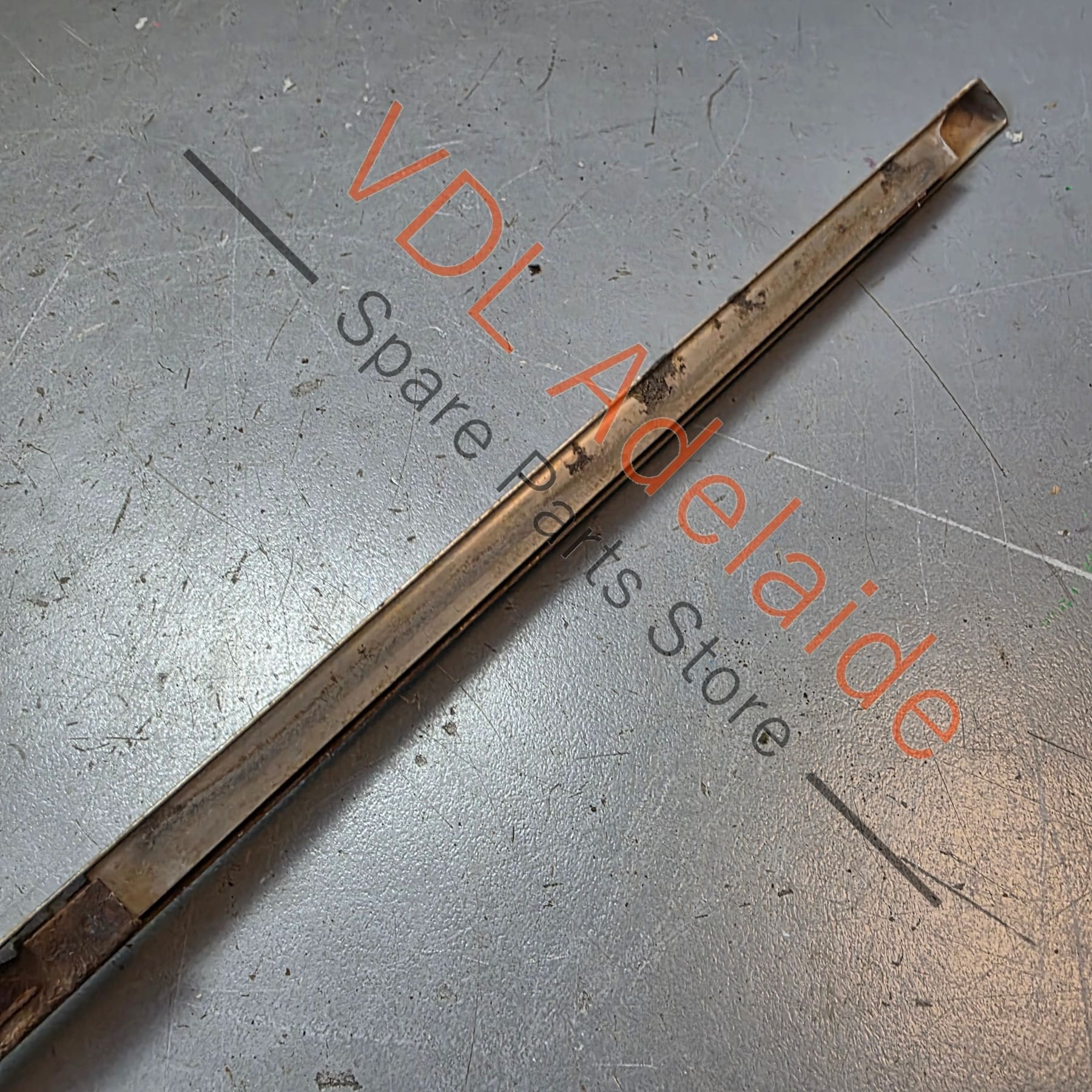 Datsun 1600 510 Rear Right Door Chrome Aperture Trim Stainless 82820-N1600 #03 Dented