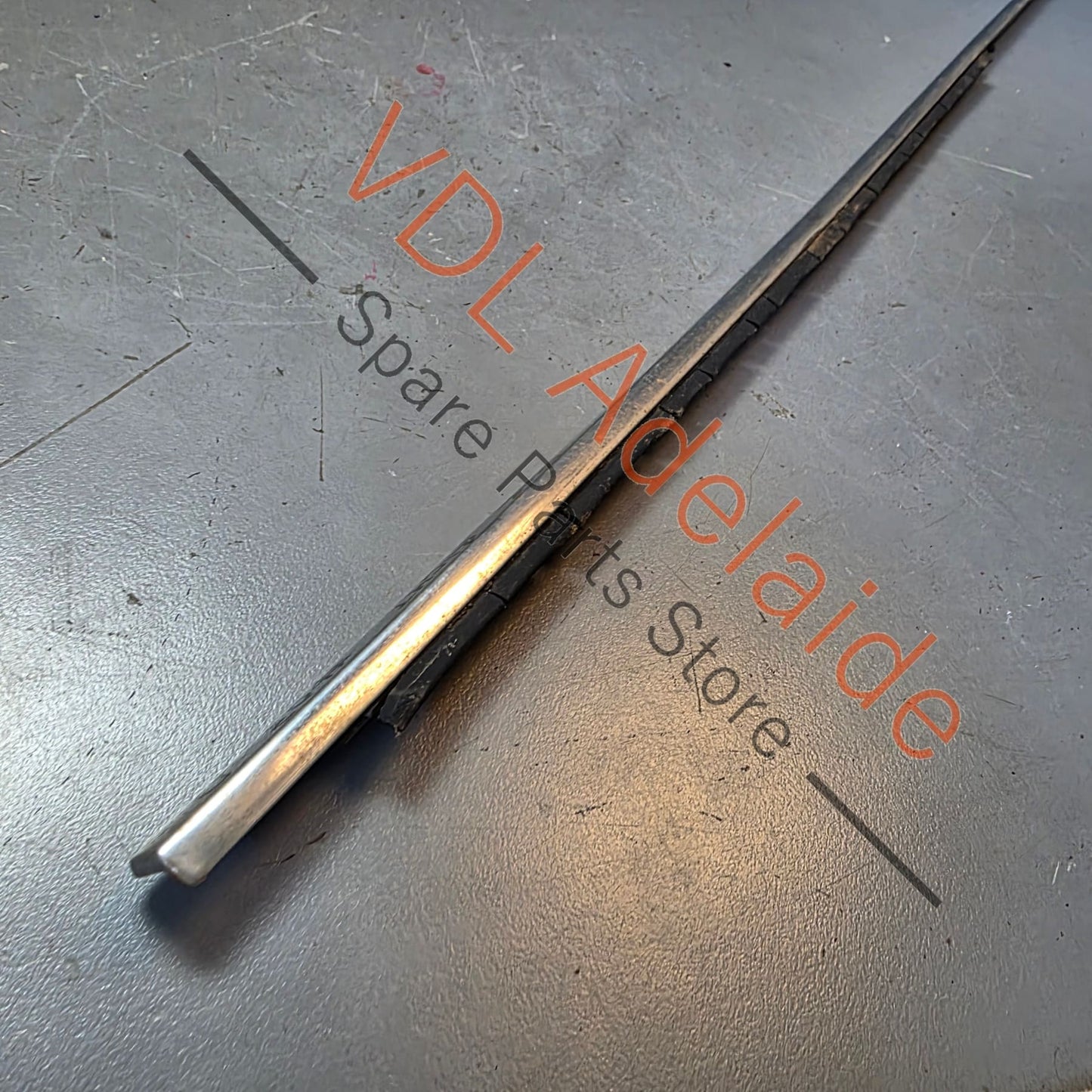 Datsun 1600 510 Rear Right Door Chrome Aperture Trim Stainless 82820-N1600 #03 Dented