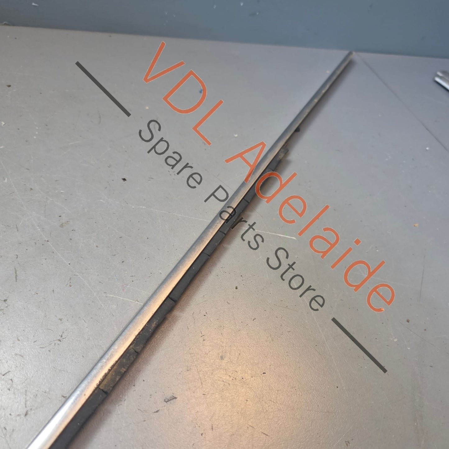 Datsun 1600 510 Rear Right Door Chrome Aperture Trim Stainless 82820-N1600 #03 Dented