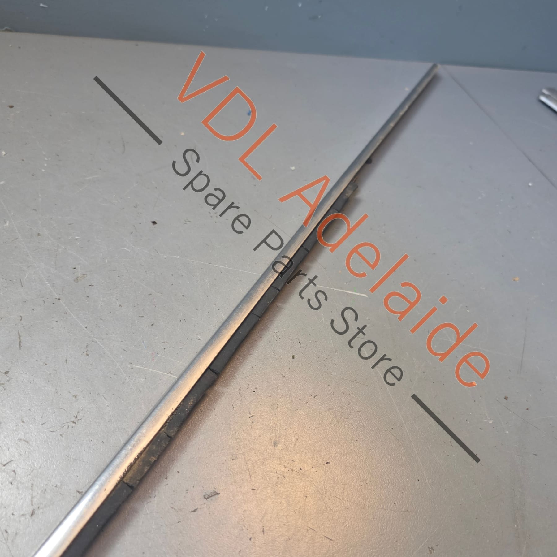 Datsun 1600 510 Rear Right Door Chrome Aperture Trim Stainless 82820-N1600 #03 Dented