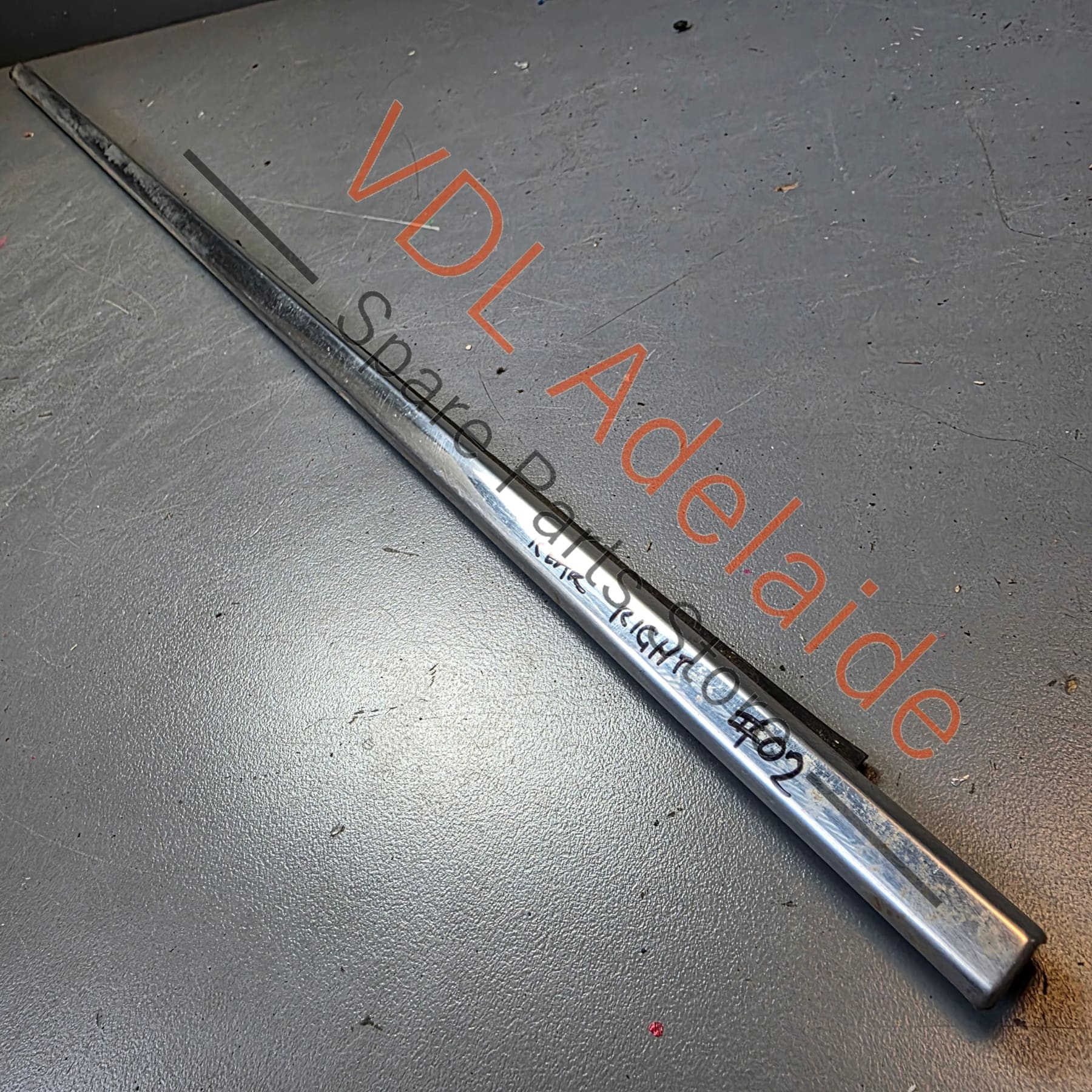 Datsun 1600 510 Rear Right Door Chrome Aperture Trim Stainless 82820-N1600 #02