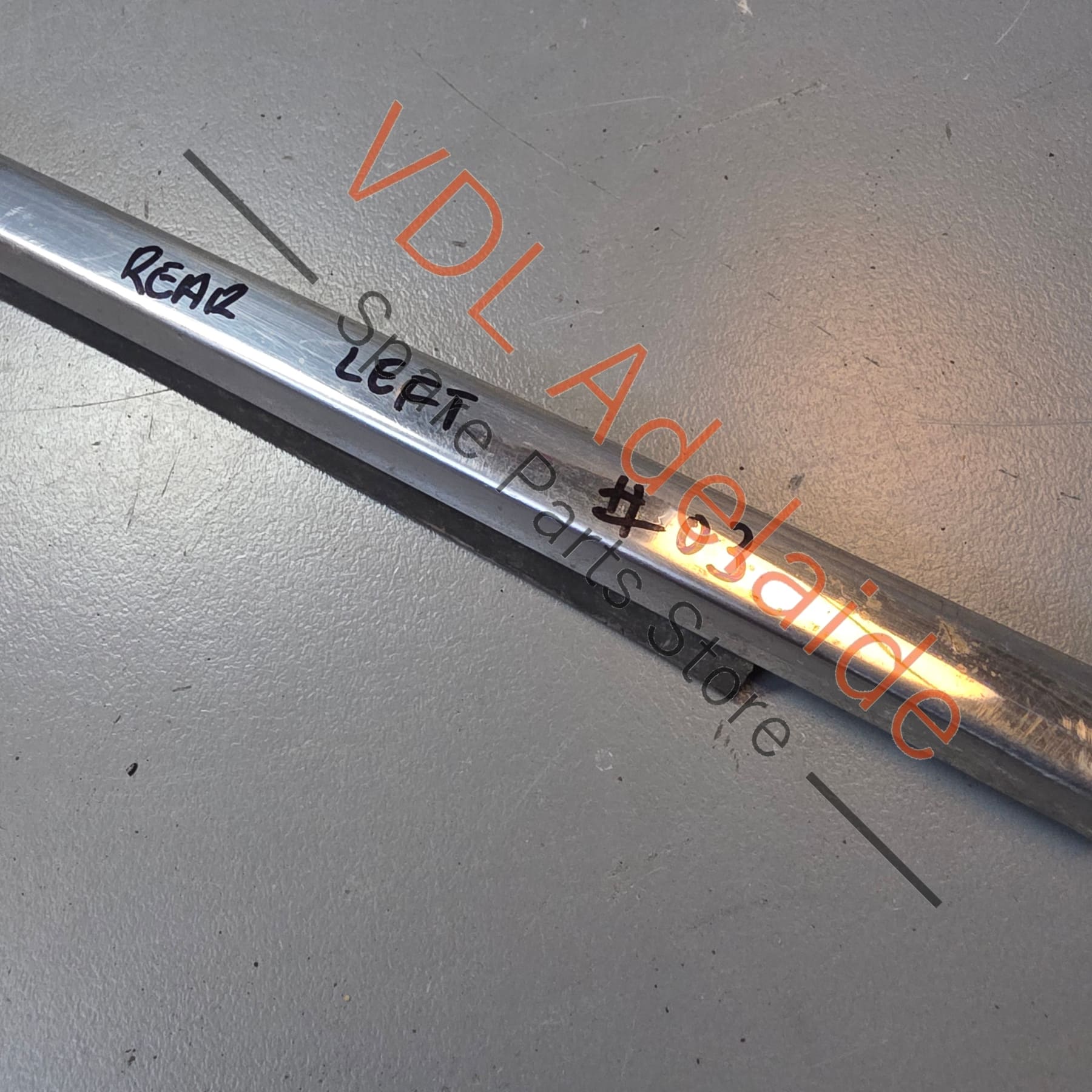 Datsun 1600 510 Rear Left Door Chrome Aperture Trim Stainless 82821-N1600 #03