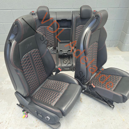     Audi RS5 Set of Diamond Stitched Leather Seats F5 B9 2016-2023