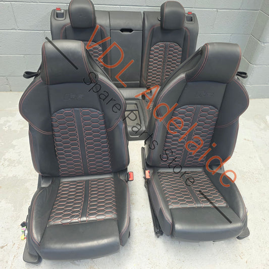    Audi RS5 Set of Diamond Stitched Leather Seats F5 B9 2016-2023