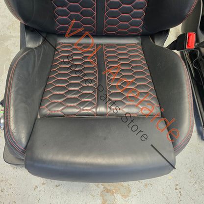     Audi RS5 Set of Diamond Stitched Leather Seats F5 B9 2016-2023