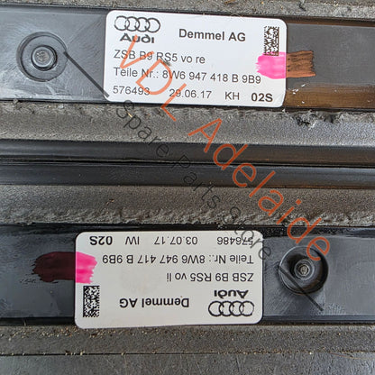 8W6947417B 8W6947418B   Audi RS5 F5 B9 Door Entry Sill Trim Strip Illuminated with Light Set Pair 8W6947417B9B9 8W6947418B9B9