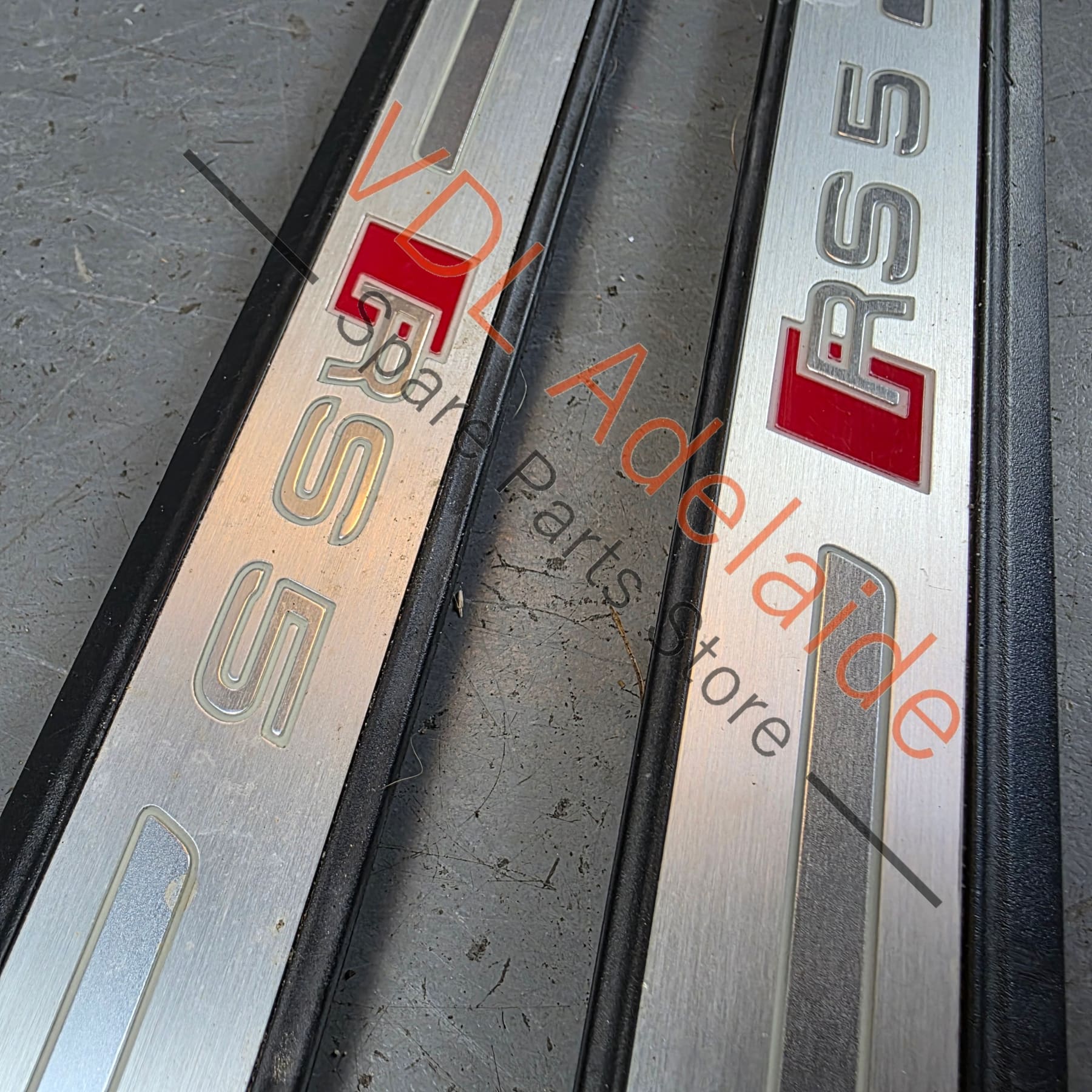 8W6947417B 8W6947418B   Audi RS5 F5 B9 Door Entry Sill Trim Strip Illuminated with Light Set Pair 8W6947417B9B9 8W6947418B9B9