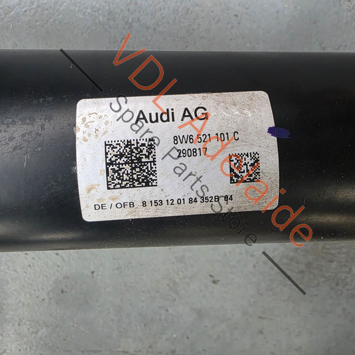 8W6521101C 8W6521101G   Audi RS5 Propeller Cardin Drive Prop Shaft 8W6521101C 8W6521101G