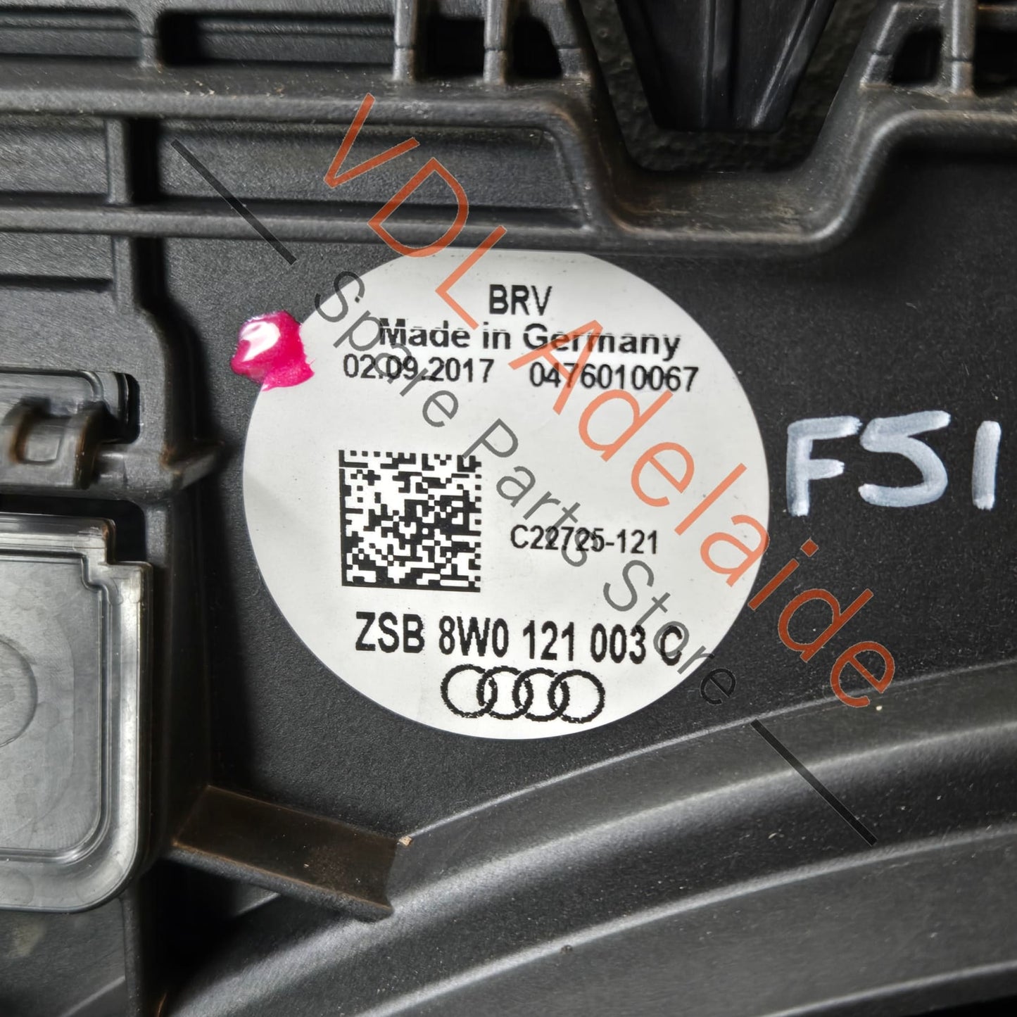 8W0959455B 8W0959455A 8W0959455AD 8W0959455AE Audi RS5 RS4 F5 B9 Radiator Fan Assembly 8W0121207A 8W0959455B 8W0959455A