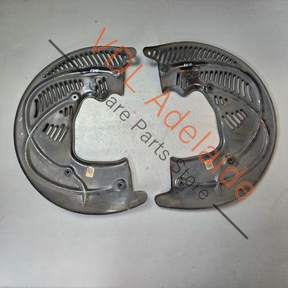4M0615312G 4M0615311G   Audi S4 Q5 RS5 Front Brake Stone Dust Shield Cover Pair 4M0615312G 4M0615311G