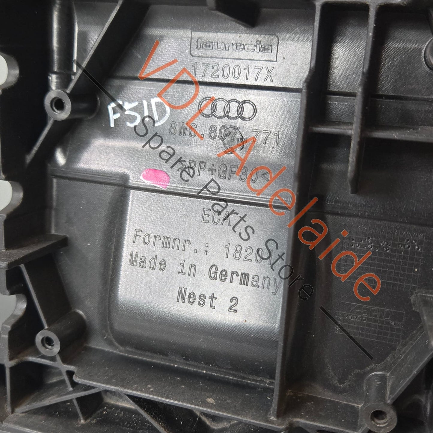 8W6807771D    Audi A5 S5 RS5 F5 Radiator Support Bracket Panel 8W6807771D