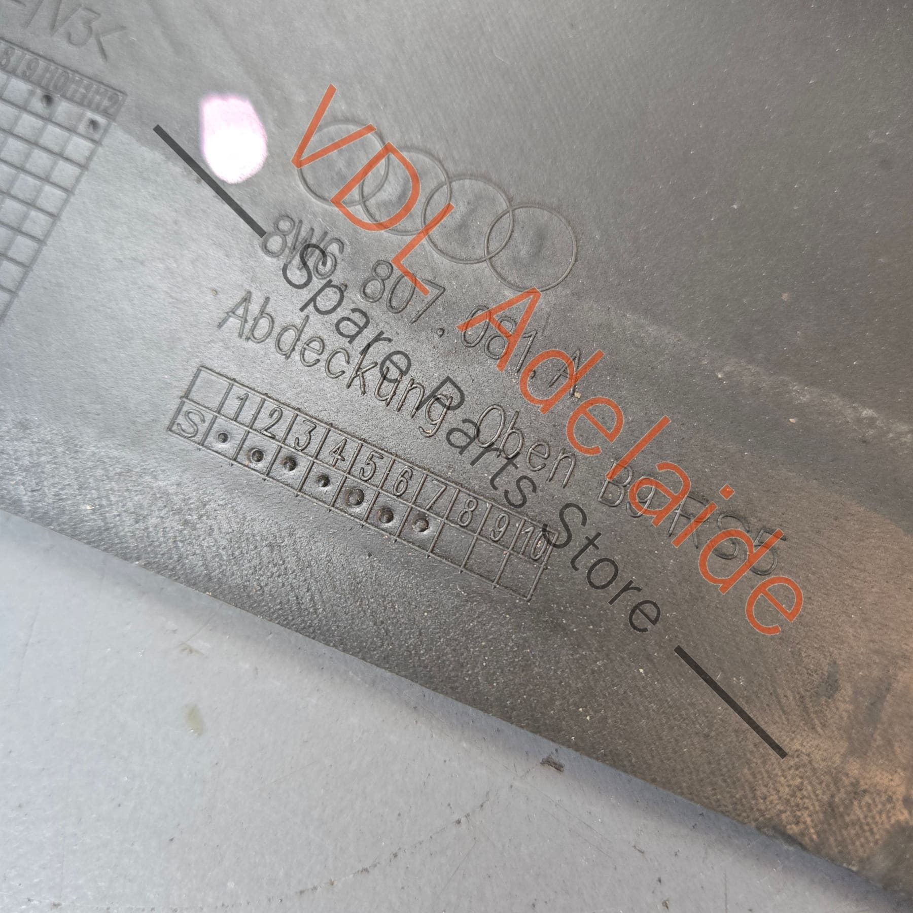 8W6807081A9B9    Audi A5 S5 RS5 Radiator Trim Cover 8W6807081A 9B9