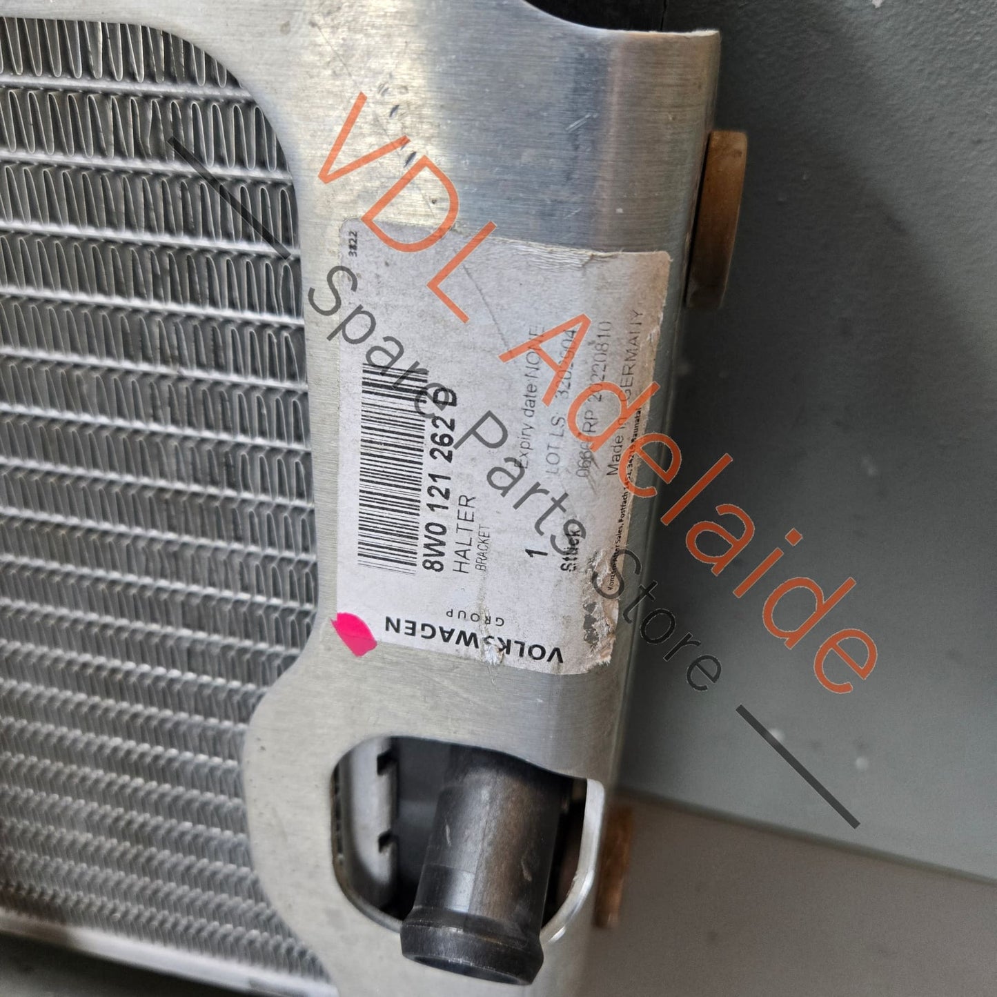 8W0121262D 8W0121212G 8W0121212F 8W0121262D Audi RS5 F5 B9 Front Side Additional Radiator Cooler 8W0121202A