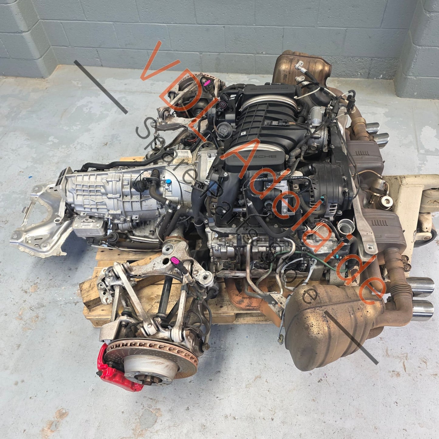 A103+ CG105   Porsche 991.1 3.8 Naturally Aspirated Engine 400PS 294kw & PDK Automatic Gearbox Full Dropout incl Subframe Wiring & ECU A103+ CG105