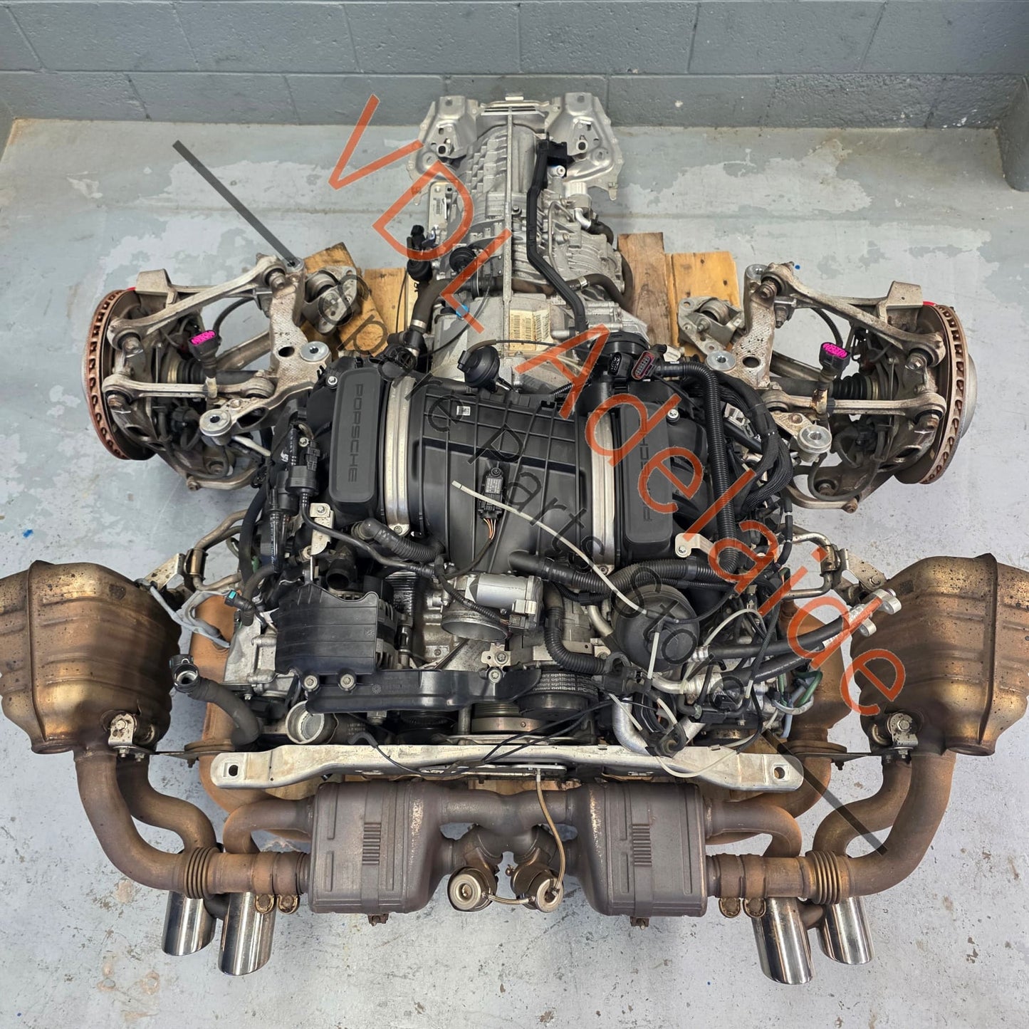 A103+ CG105   Porsche 991.1 3.8 Naturally Aspirated Engine 400PS 294kw & PDK Automatic Gearbox Full Dropout incl Subframe Wiring & ECU A103+ CG105