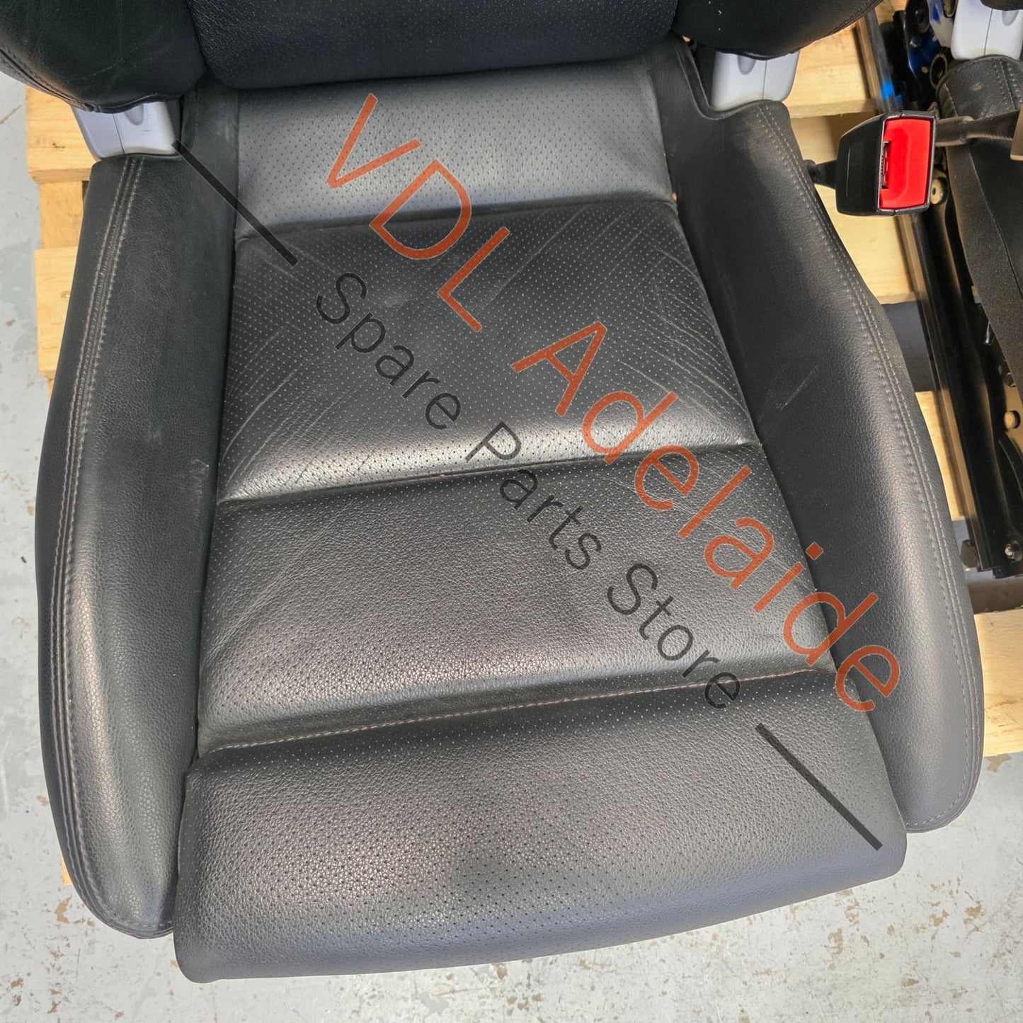 99152114112    Porsche 911 991.1 Black Leather Seat Set 14 Way Adjust Electric Heated