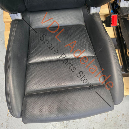99152114112    Porsche 911 991.1 Black Leather Seat Set 14 Way Adjust Electric Heated