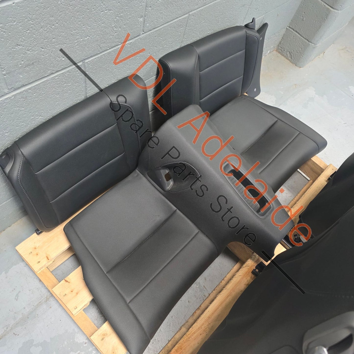 99152114112    Porsche 911 991.1 Black Leather Seat Set 14 Way Adjust Electric Heated