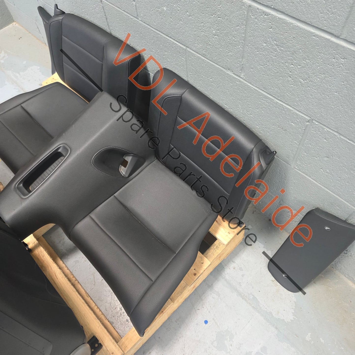 99152114112    Porsche 911 991.1 Black Leather Seat Set 14 Way Adjust Electric Heated