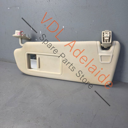 36A857551R 36A857551R51V 36A857551F Bentley Bentayga Cream Leather Sun Visor 'Linen' Left 36A857551R 51V