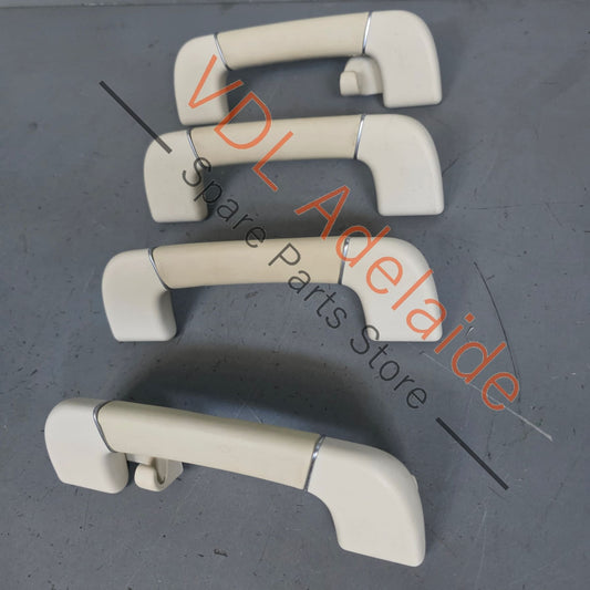 36A857141B51V 36A857141B  Bentley Bentayga Set of Interior Roof Handles Leather Hide colour Linen 36A857141B 51V