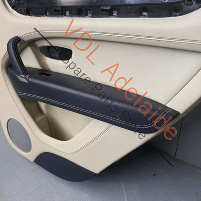 36A867107 36A867108  Bentley Bentayga Set of Door Trim Leather Hyde Colour Linen / Imperial Blue