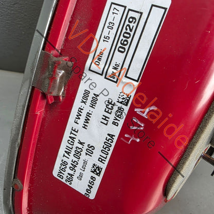 36A945093P 36A945093K  Bentley Bentayga Rear LED Tail Lamp Light Left Inner 36A945093K / 36A945093P