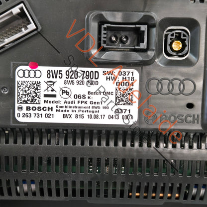8W5920790D   Audi S4 B9 Virtual Cockpit Dash Dashboard Display km/h 8W5920790D