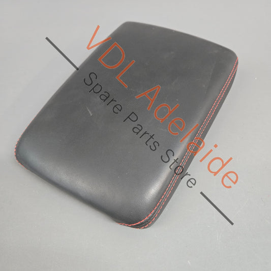 8W0864207J 8W0864207JMCB  Audi RS5 RS4 B9 Leather Centre Console Arm Rest Armrest 8W0864207J MCB Red Stitch
