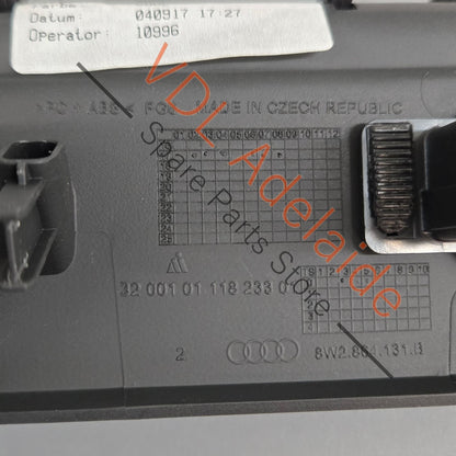 8W2864131B   Audi RS5 F5 B9 F5 Centre Console Storage Compartment for RHD with USB Jack 8W2864131B