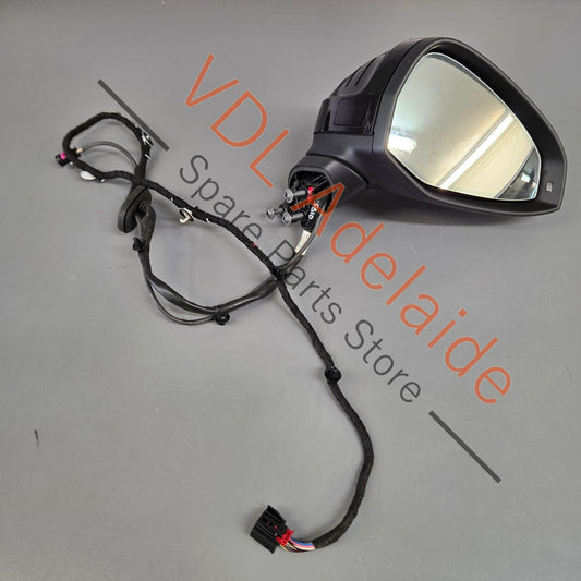 8W6857409AQ9B9 8W0857536H  Audi A5 S5 RS5 B9 Right Side Exterior Wing Mirror 8W6857410CB 9B9 8W0857536H Heated Power Folding Auto Dimming Memory