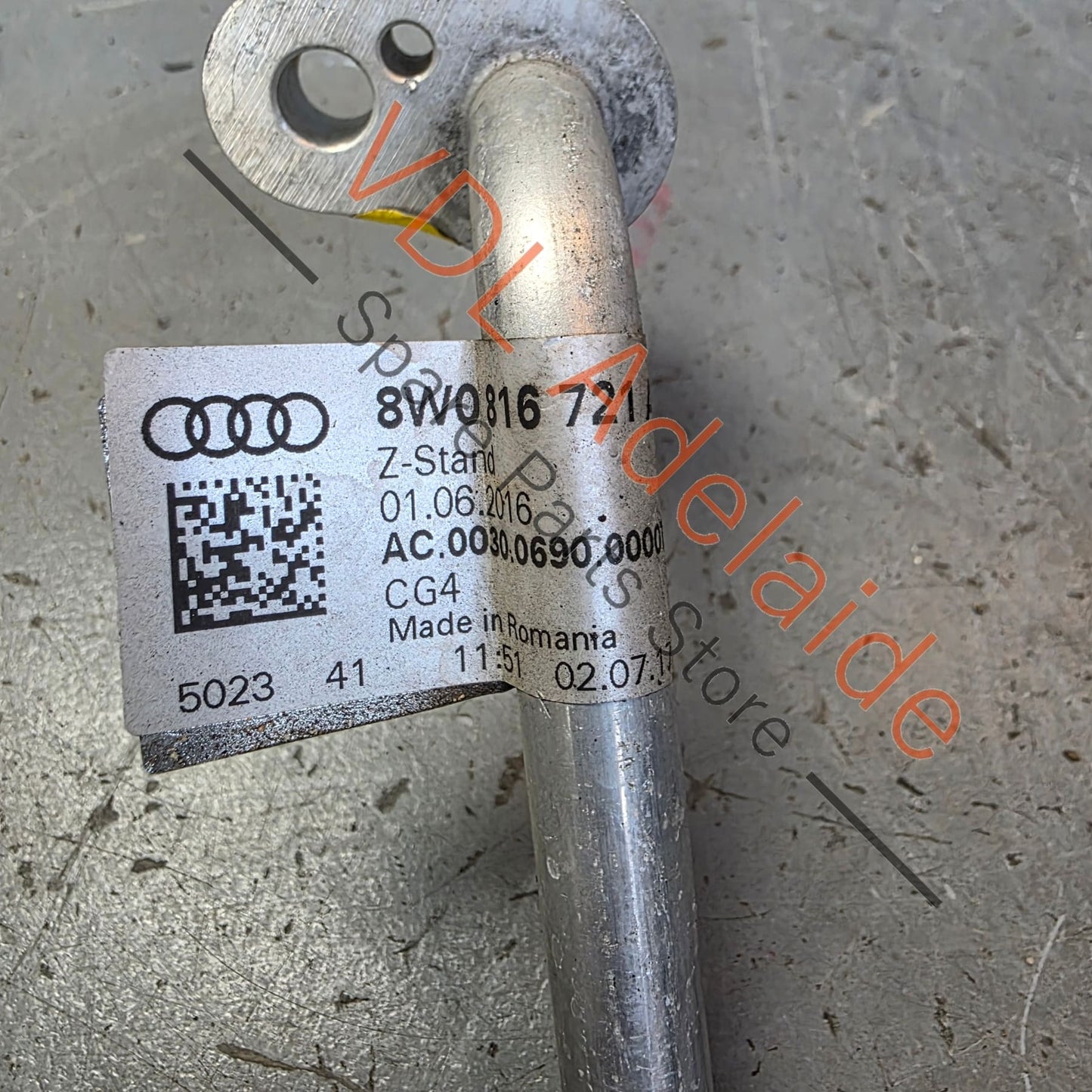 8W0816721BE 8W0816721AT  Audi RS4 RS5 B9 Air Conditioning Refrigerant Hose Pipe 8W0816721BE 8W0816721AT