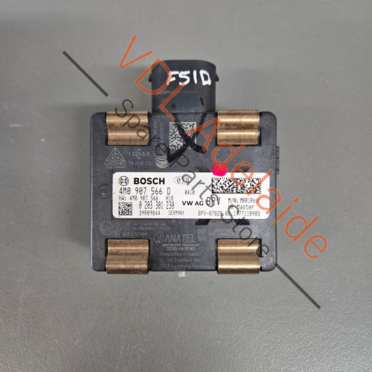 4M0907566D   Audi VW Rear Right Lane Change Assist Module Radar Master 4M0907566D