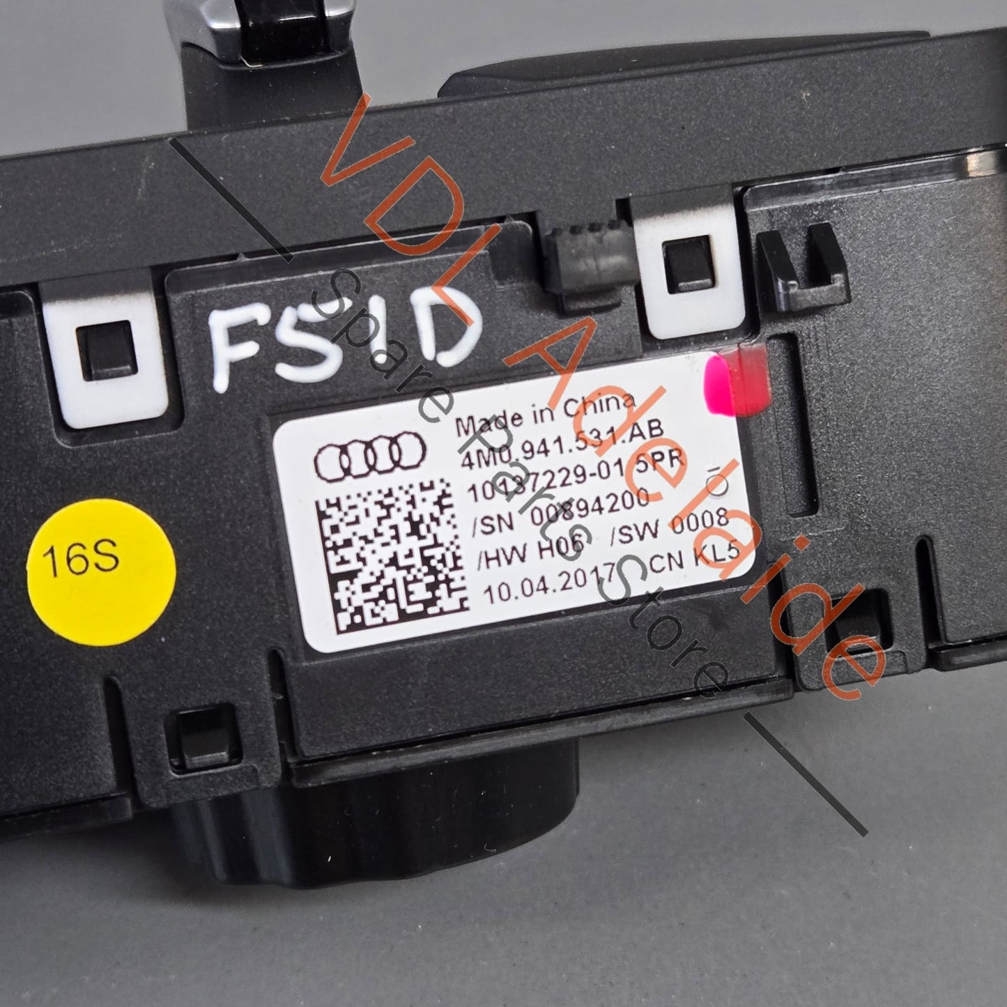 4M0941531AB   Audi A4 S4 B9 Switch for Headlights Driving Light & Fog 4M0941531AB 5PR