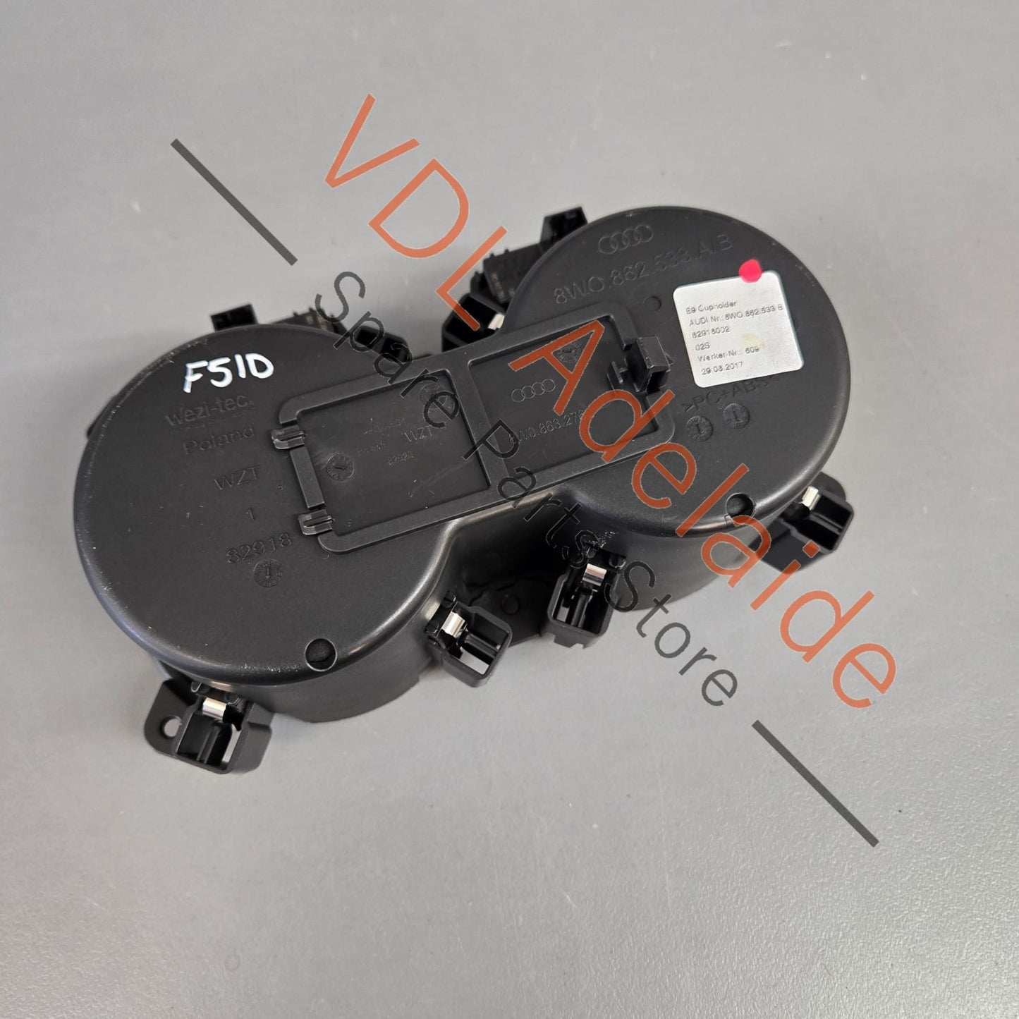 8W0862533B 8W0862533E  Audi A4 A5 S4 B9 Centre Console Cup Drinks Holder 8W0862533B 8W0862533E