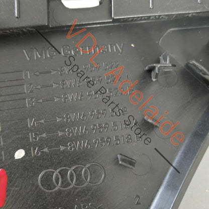 8W6837020C4PK   Audi RS4 RS5 B9 Interior Door Handle Right 8W6837020C 4PK