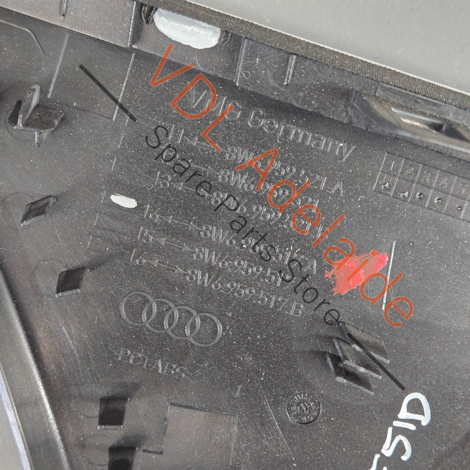 8W6837019C4PK   Audi RS4 RS5 B9 Interior Door Handle Left 8W6837019C 4PK