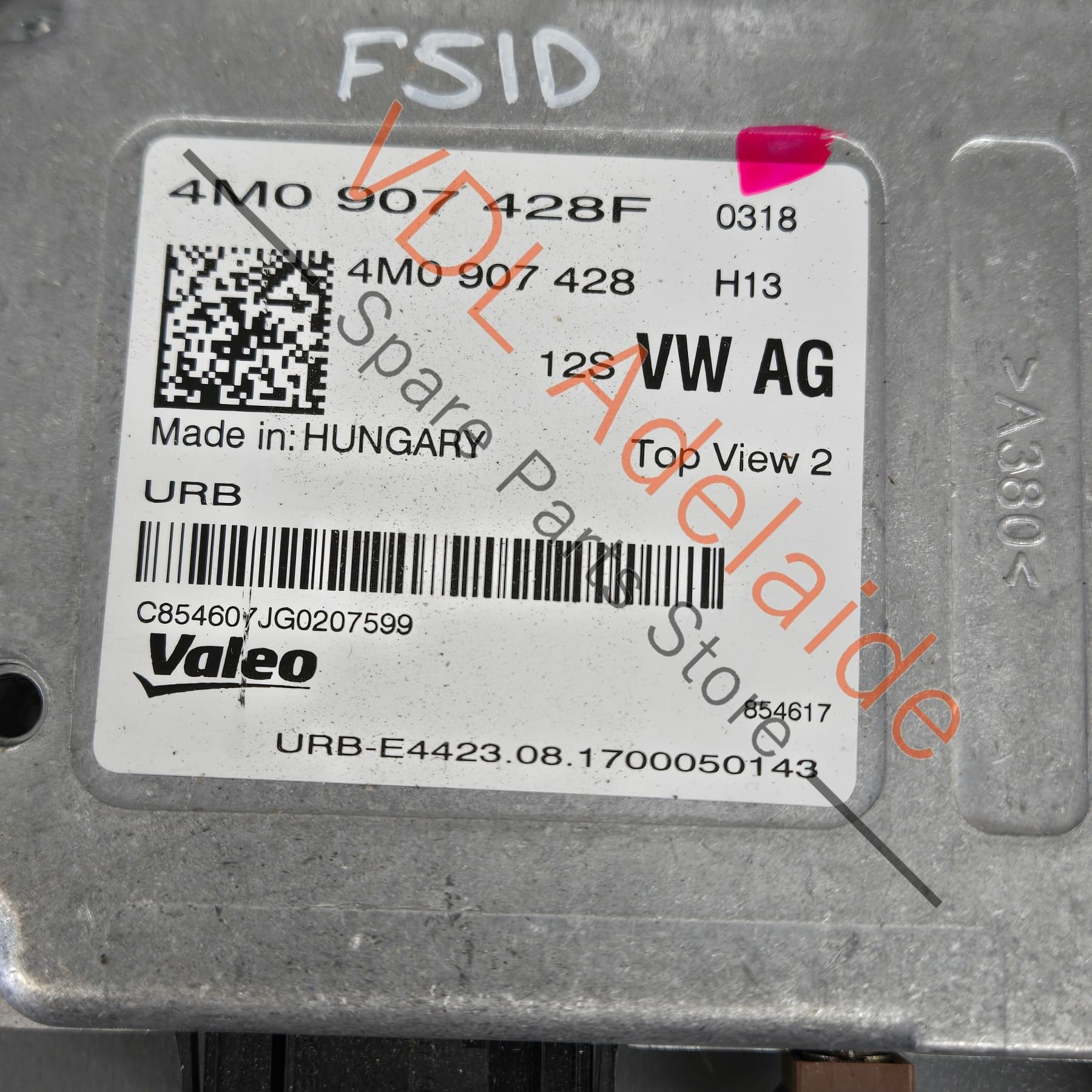 4M0907428F   Audi RS5 F5 B9 SQ5 Top View Control Unit for Parking Cameras 4M0907428F